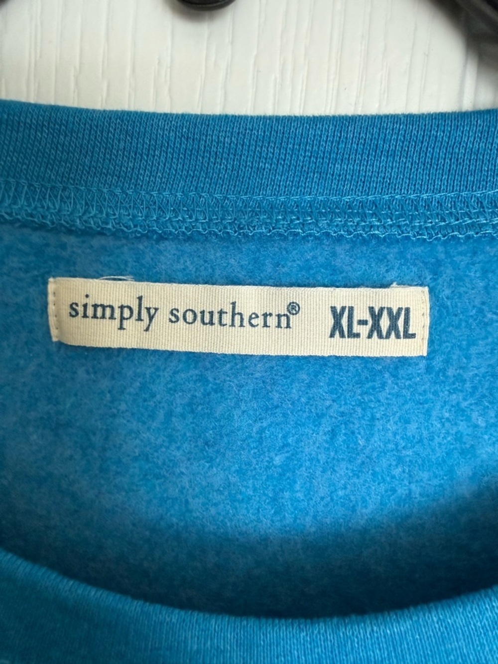 Simply Southern Blue Pullover Sweatshirt - Picture 5 of 6